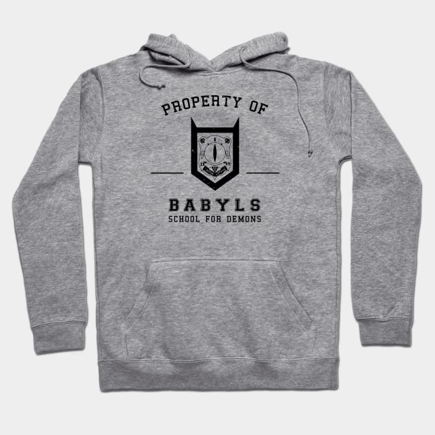 Property of Babyls School for Demons - Inverted Hoodie by CCDesign